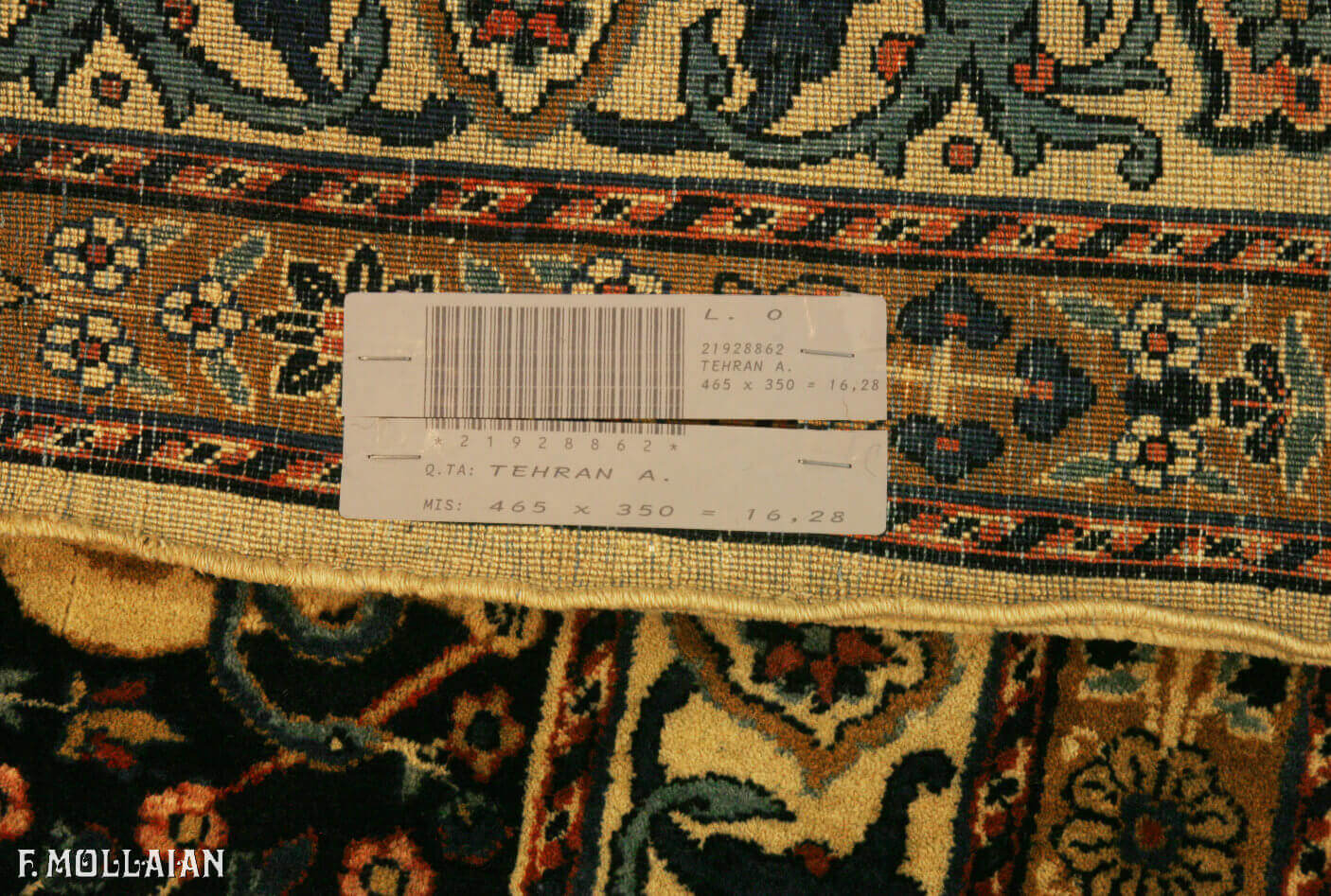Antique Persian Tehran Carpet n°:21928862